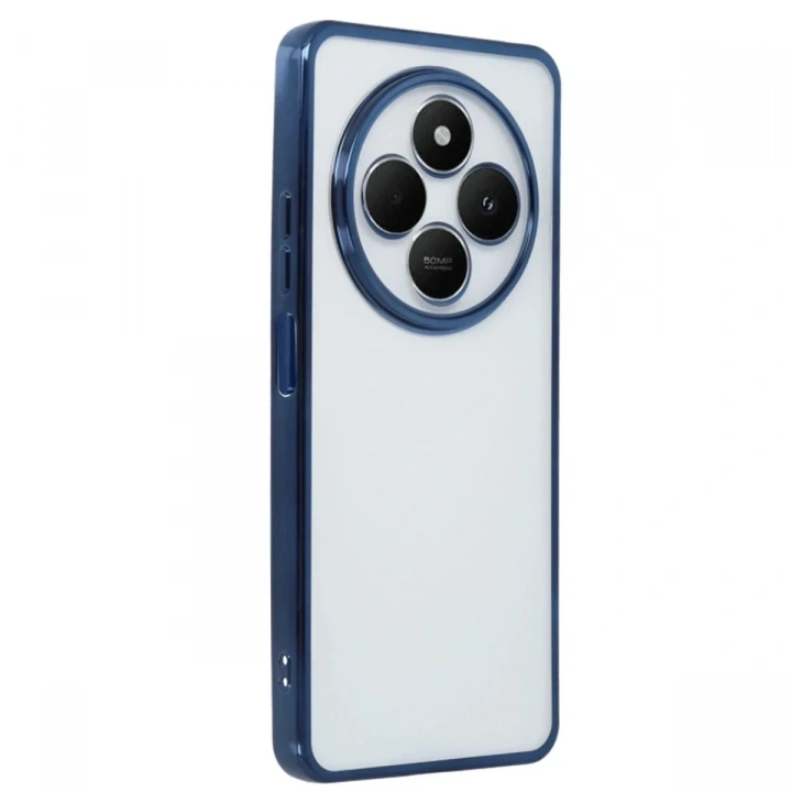 Mey İthalat®   Redmi 14C Kılıf  Lensli Silikon - Lacivert