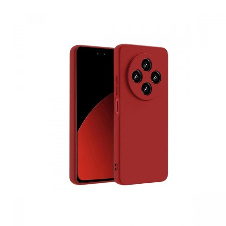 Mey İthalat®   Redmi 14C Kılıf Nano içi Kadife Silikon - Kırmızı