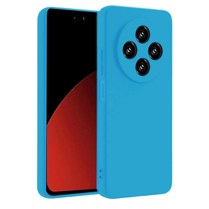 Mey İthalat®   Redmi 14C Kılıf Nano içi Kadife Silikon - Mavi