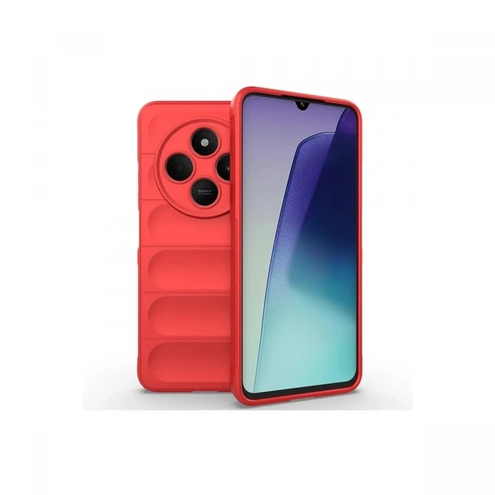 Mey İthalat®   Redmi 14C Kılıf Optimum Silikon - Kırmızı