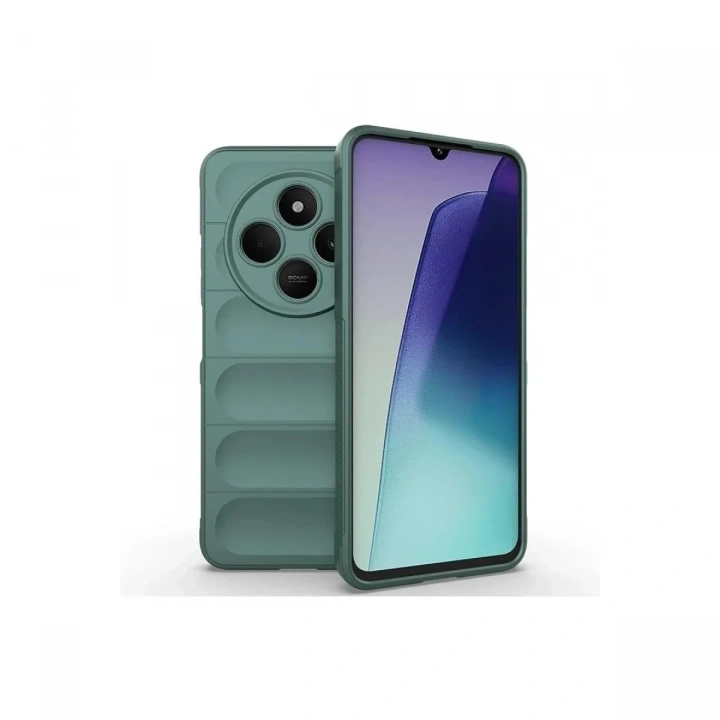 Mey İthalat®   Redmi 14C Kılıf Optimum Silikon - Koyu Yeşil