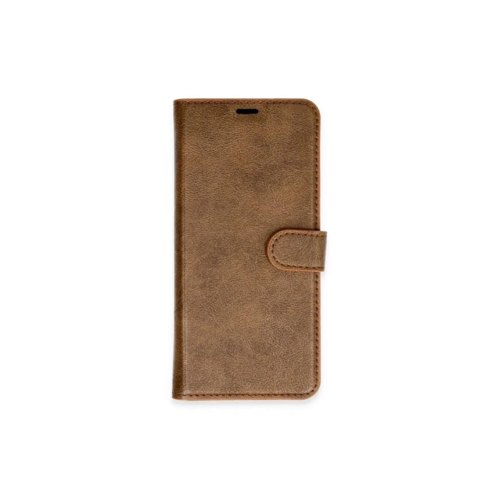 Mey İthalat®   Redmi 14C Kılıf Trend S Plus Kapaklı Kılıf - Taba