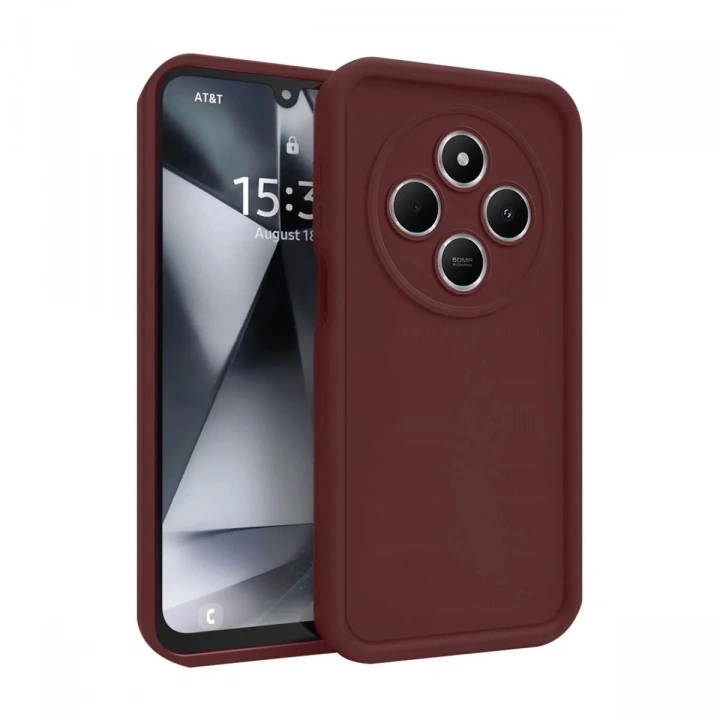 Mey İthalat®   Redmi 14C Kılıf Viera Silikon - Bordo