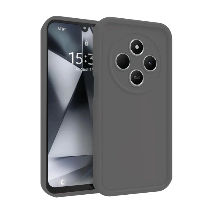 Mey İthalat®   Redmi 14C Kılıf Viera Silikon - Gri