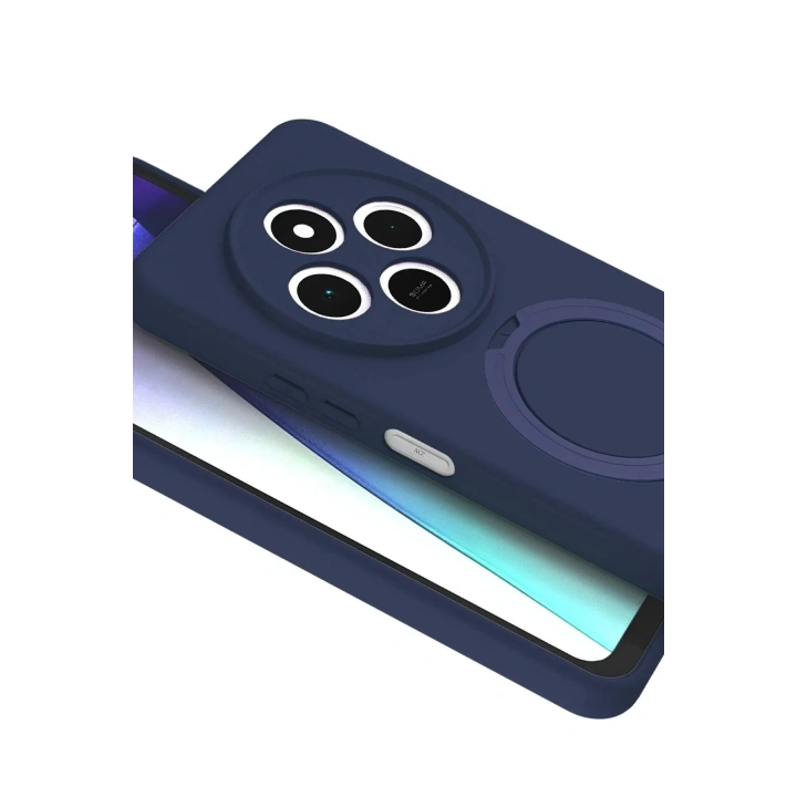 Mey İthalat®   Redmi 14C Regal Magsafe Standlı Kapak - Lacivert
