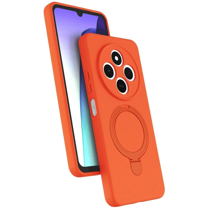 Mey İthalat®   Redmi 14C Regal Magsafe Standlı Kapak - Turuncu