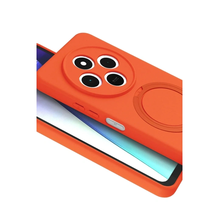Mey İthalat®   Redmi 14C Regal Magsafe Standlı Kapak - Turuncu