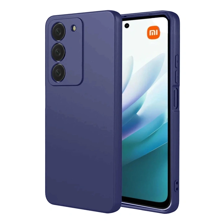 Mey İthalat®   Redmi 15 4G First Silikon - Lacivert