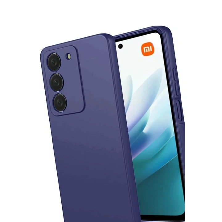Mey İthalat®   Redmi 15 4G First Silikon - Lacivert