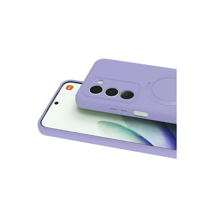 Mey İthalat®   Redmi 15 4G Regal Magsafe Standlı Kapak - Lila