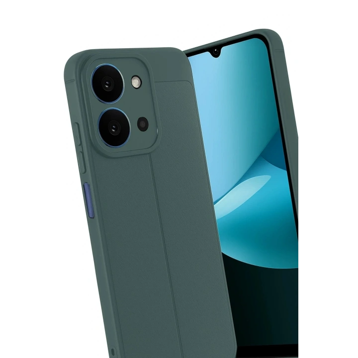 Mey İthalat®   Redmi 15C 4G Auto Focus Kapak - Koyu Yeşil