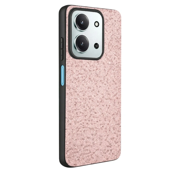 Mey İthalat®   Redmi 15C 4G Bright Simli Kapak - Pembe