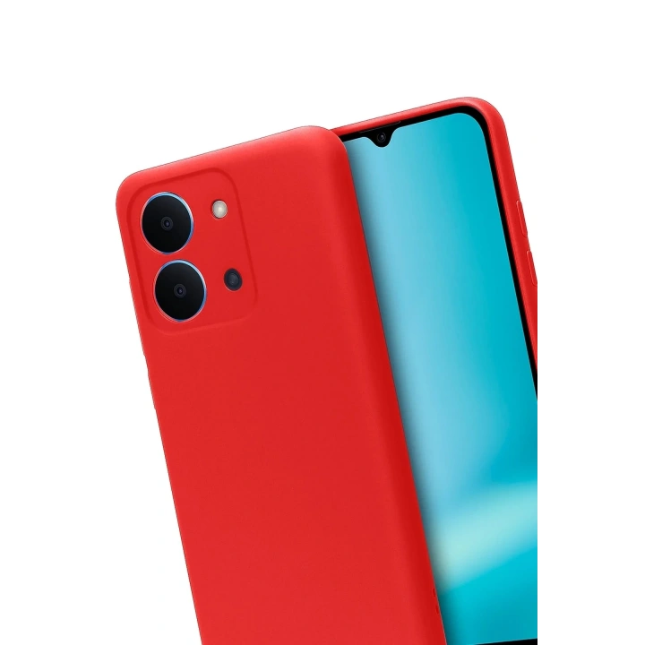 Mey İthalat®   Redmi 15C 4G First Silikon - Kırmızı