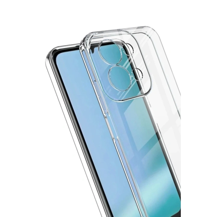 Mey İthalat®   Redmi 15C 4G Lüx Şeffaf Silikon - Şeffaf