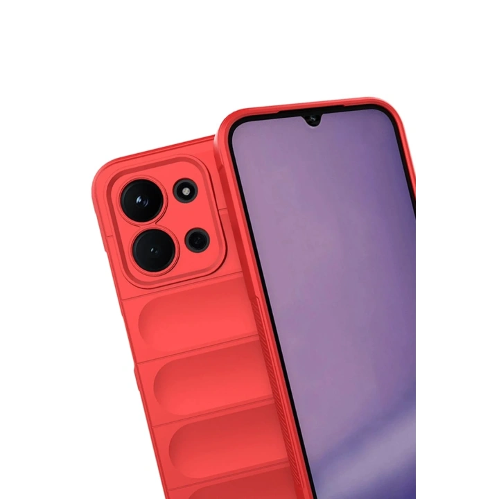 Mey İthalat®   Redmi 15C 4G Optimum Silikon - Kırmızı