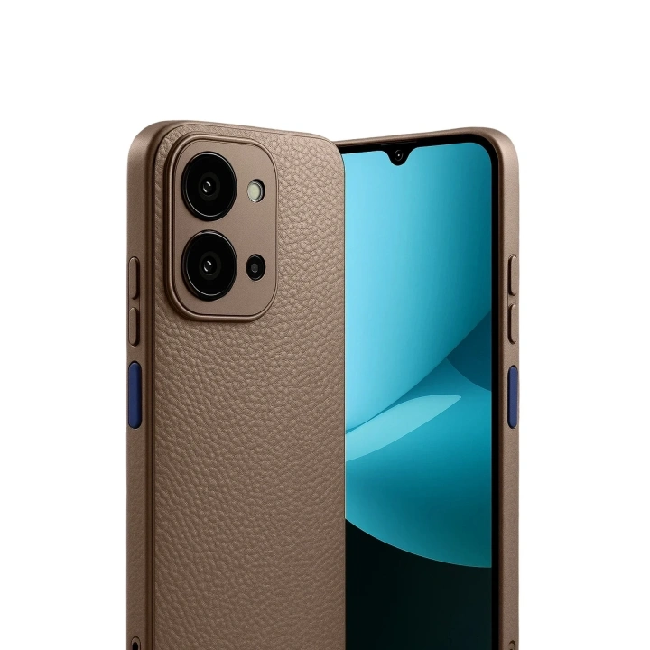 Mey İthalat®   Redmi 15C 4G Thermax Silikon Kılıf - Kahverengi