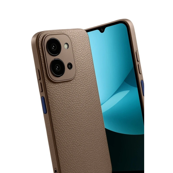 Mey İthalat®   Redmi 15C 4G Thermax Silikon Kılıf - Kahverengi