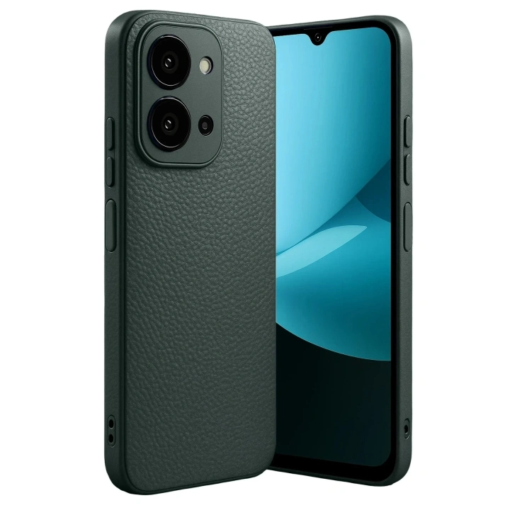 Mey İthalat®   Redmi 15C 4G Thermax Silikon Kılıf - Koyu Yeşil