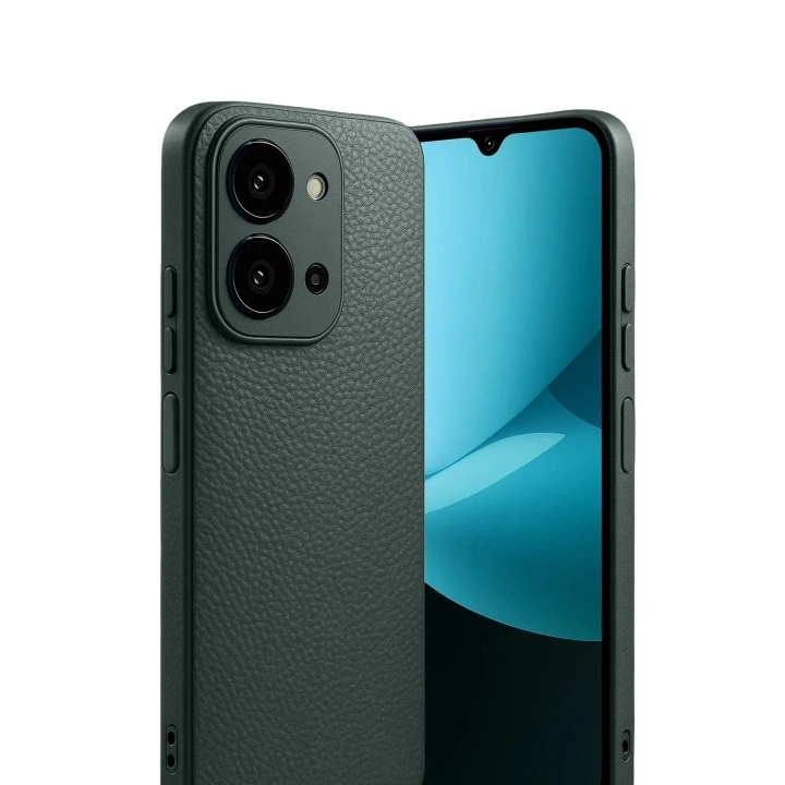 Mey İthalat®   Redmi 15C 4G Thermax Silikon Kılıf - Koyu Yeşil