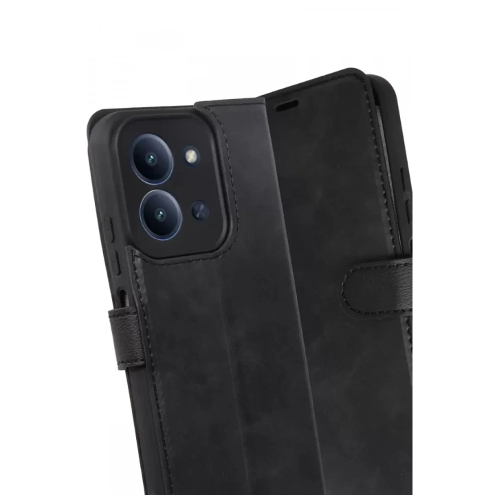 Mey İthalat®   Redmi 15C 4G Trend S Plus Kapaklı Kılıf - Siyah