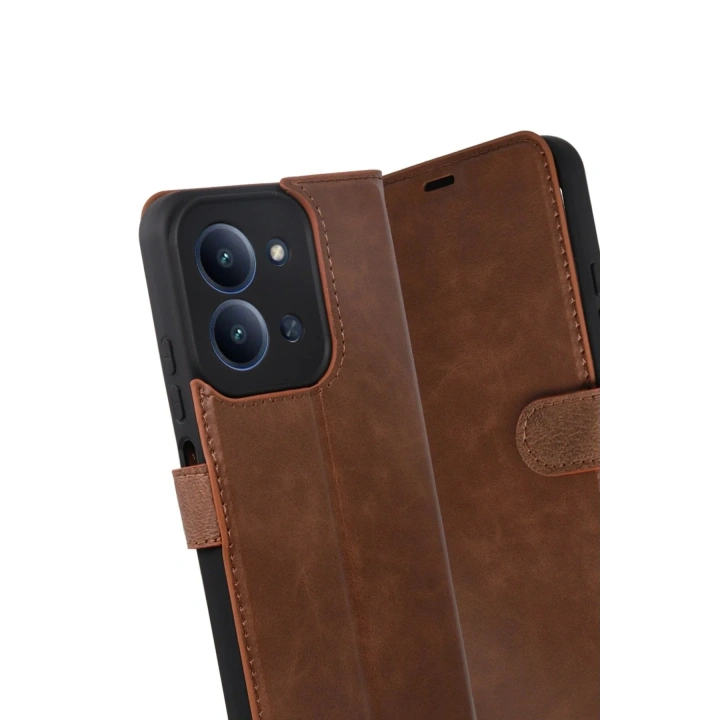 Mey İthalat®   Redmi 15C 4G Trend S Plus Kapaklı Kılıf - Taba