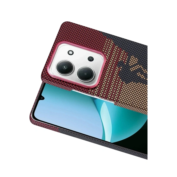 Mey İthalat®   Redmi 15C 4G Vega Magsafe Kapak - Kırmızı
