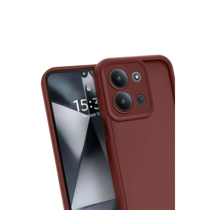 Mey İthalat®   Redmi 15C 4G Viera Silikon - Bordo