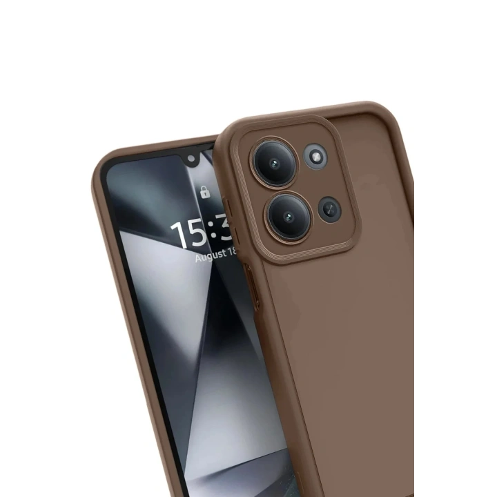 Mey İthalat®   Redmi 15C 4G Viera Silikon - Kahverengi