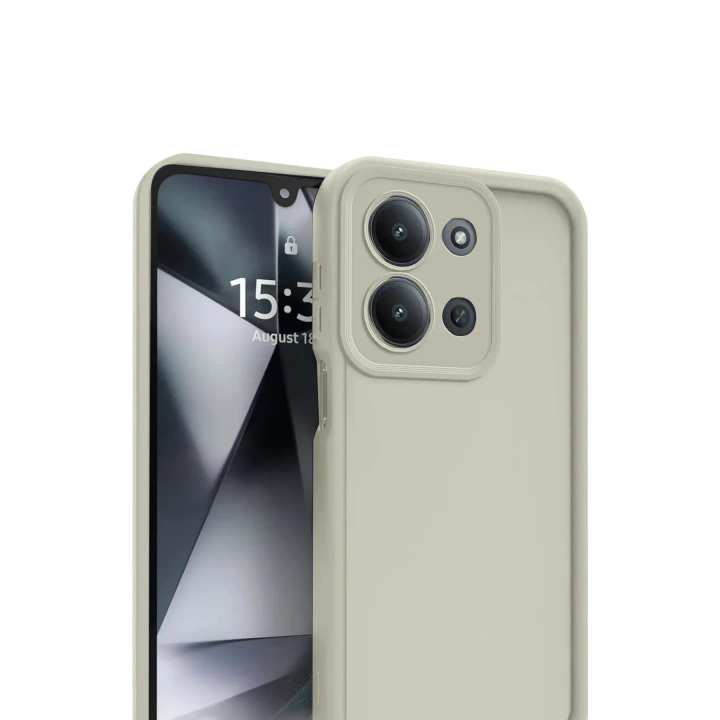 Mey İthalat®   Redmi 15C 4G Viera Silikon - Krem
