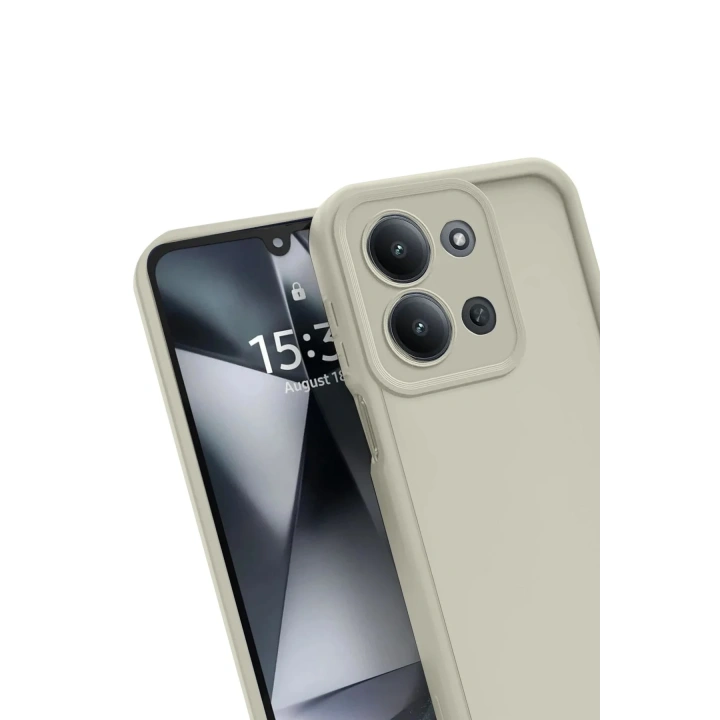 Mey İthalat®   Redmi 15C 4G Viera Silikon - Krem