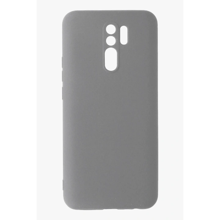 Mey İthalat®   Redmi 9 Kılıf Nano içi Kadife Silikon - Gri