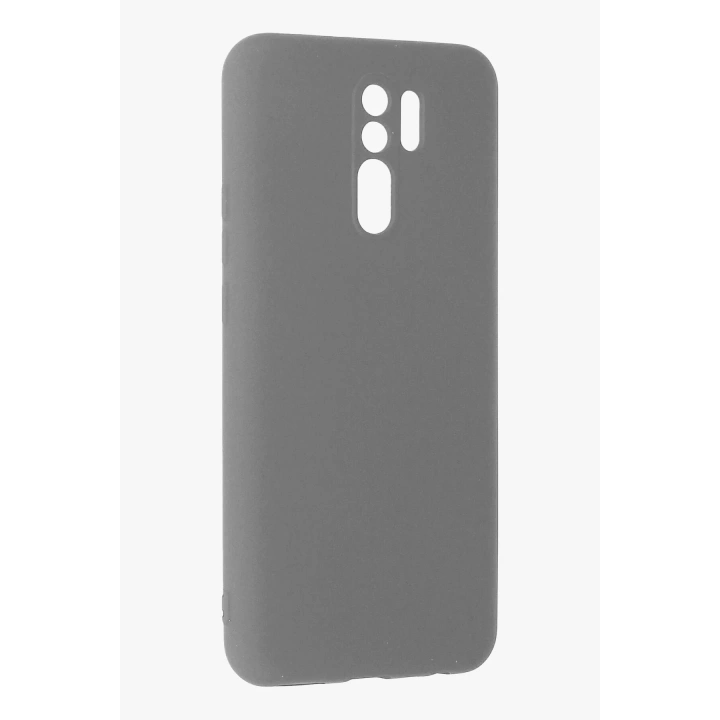Mey İthalat®   Redmi 9 Kılıf Nano içi Kadife Silikon - Gri