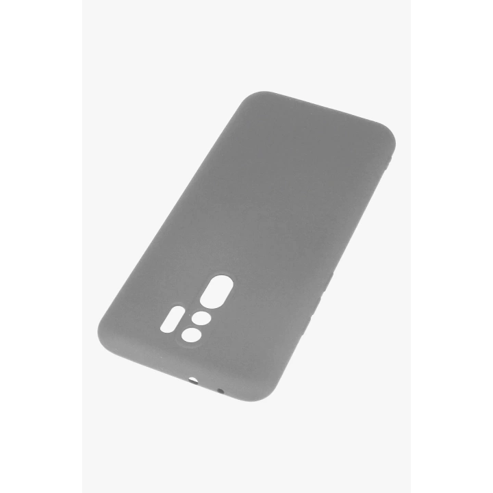 Mey İthalat®   Redmi 9 Kılıf Nano içi Kadife Silikon - Gri
