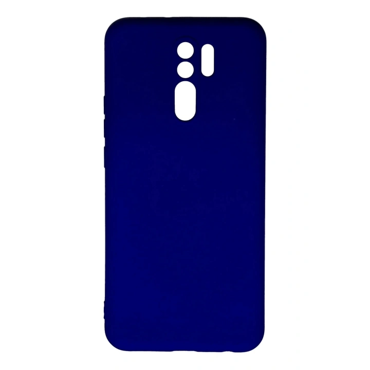 Mey İthalat®   Redmi 9 Kılıf Nano içi Kadife Silikon - Lacivert