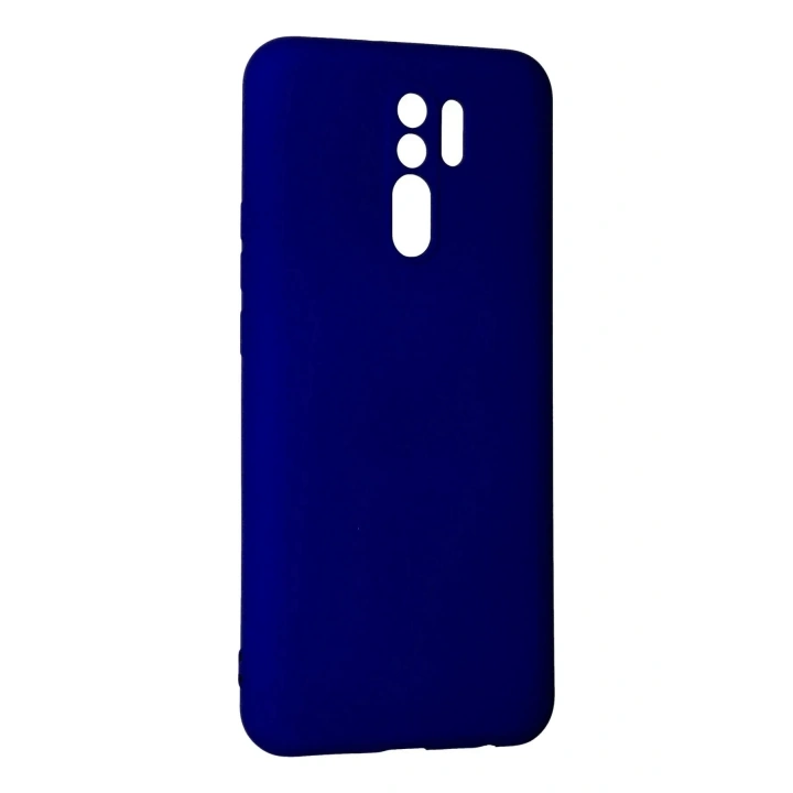 Mey İthalat®   Redmi 9 Kılıf Nano içi Kadife Silikon - Lacivert