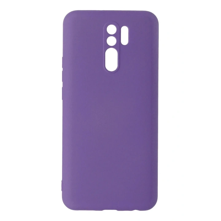 Mey İthalat®   Redmi 9 Kılıf Nano içi Kadife Silikon - Mor