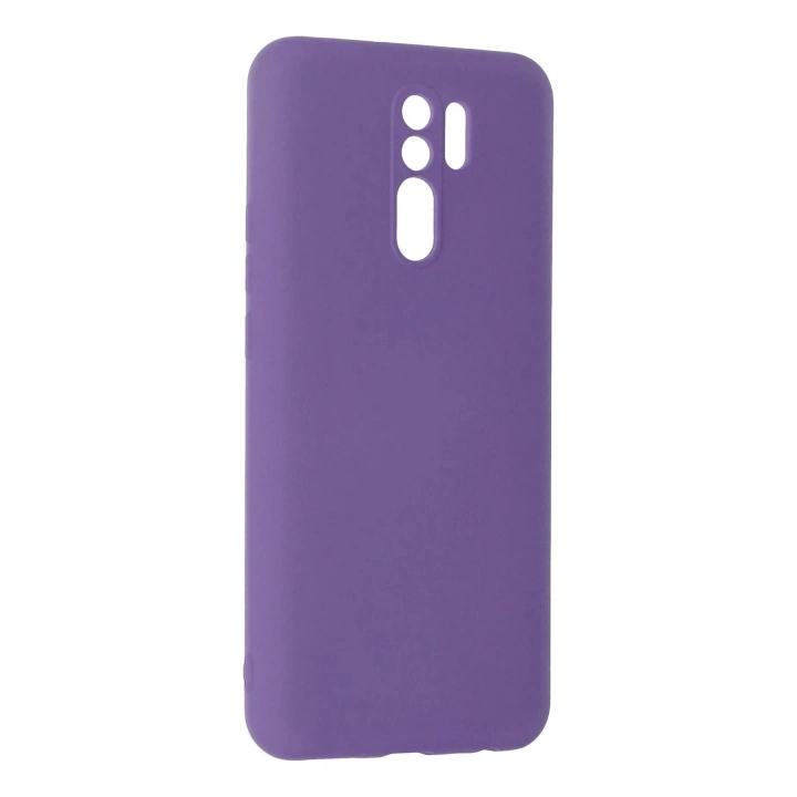 Mey İthalat®   Redmi 9 Kılıf Nano içi Kadife Silikon - Mor