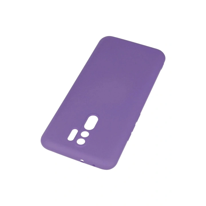 Mey İthalat®   Redmi 9 Kılıf Nano içi Kadife Silikon - Mor
