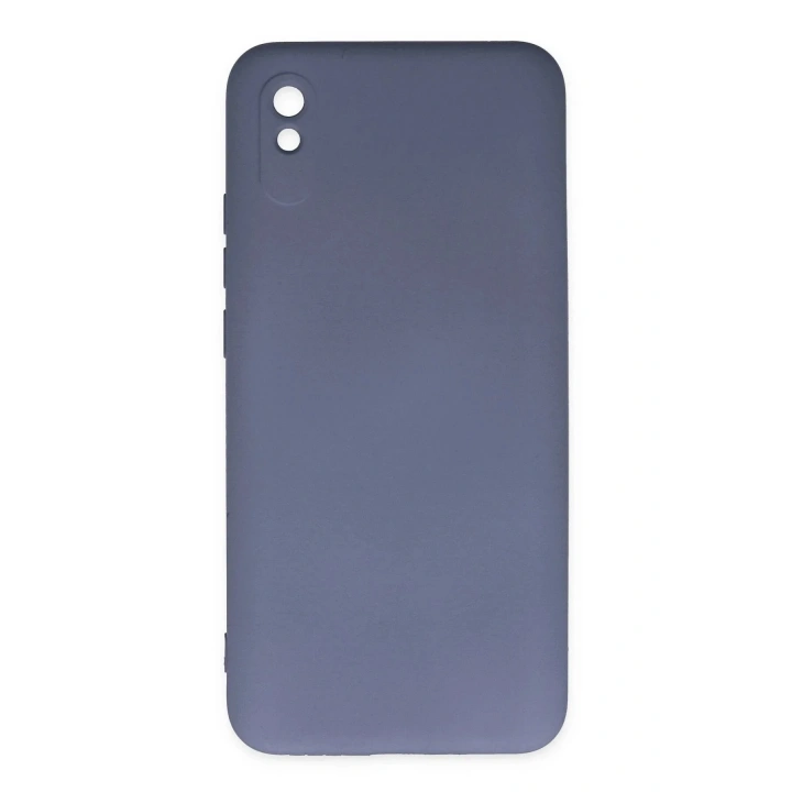 Mey İthalat®   Redmi 9A Kılıf Nano içi Kadife Silikon - Gri