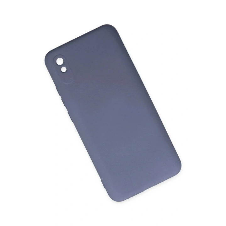 Mey İthalat®   Redmi 9A Kılıf Nano içi Kadife Silikon - Gri