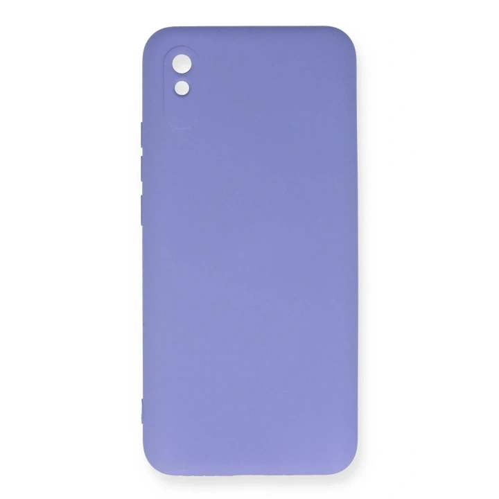 Mey İthalat®   Redmi 9A Kılıf Nano içi Kadife Silikon - Lila