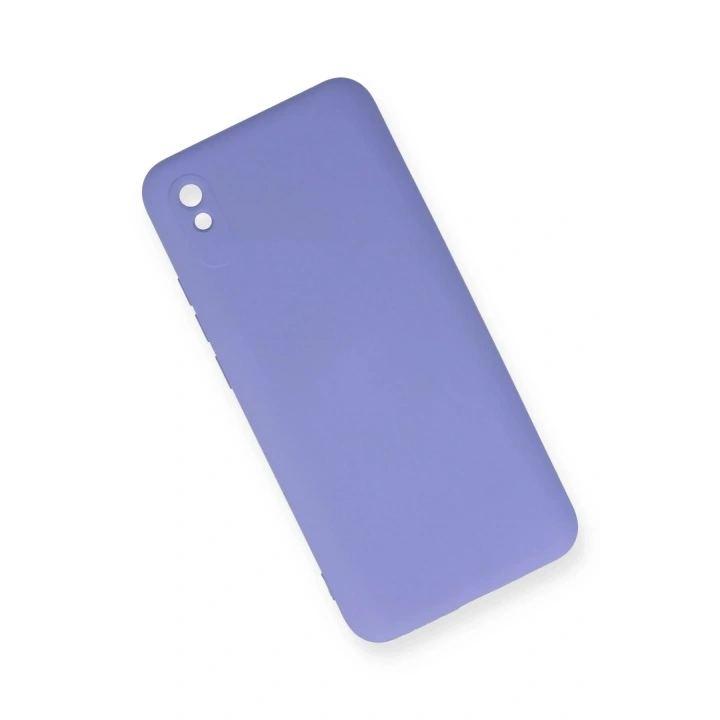 Mey İthalat®   Redmi 9A Kılıf Nano içi Kadife Silikon - Lila