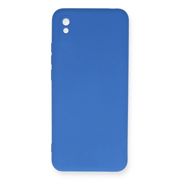 Mey İthalat®   Redmi 9A Kılıf Nano içi Kadife Silikon - Mavi
