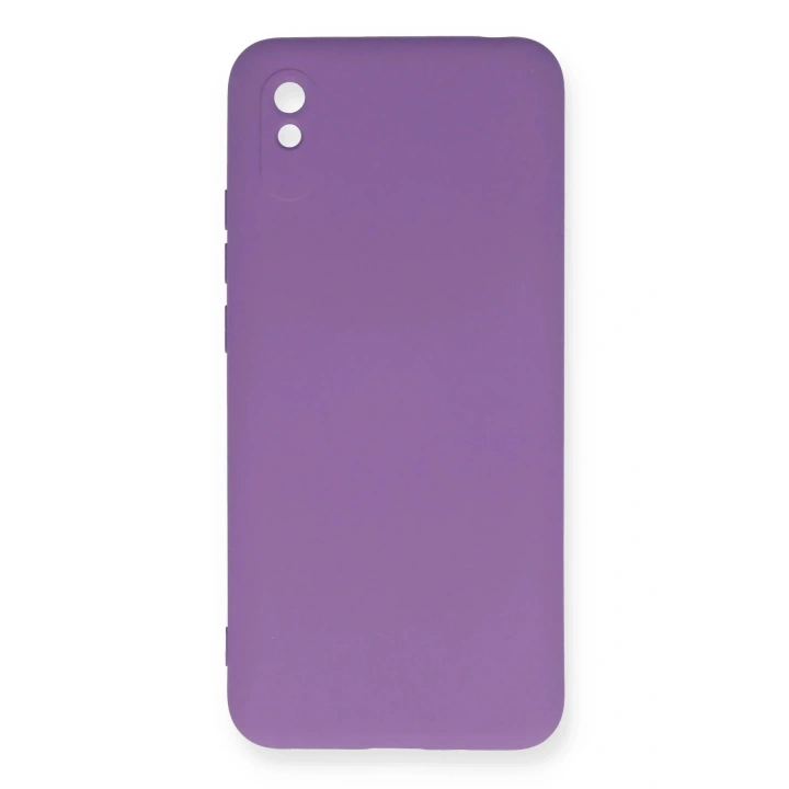 Mey İthalat®   Redmi 9A Kılıf Nano içi Kadife Silikon - Mor