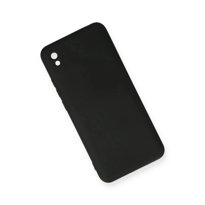 Mey İthalat®   Redmi 9A Kılıf Nano içi Kadife Silikon - Siyah