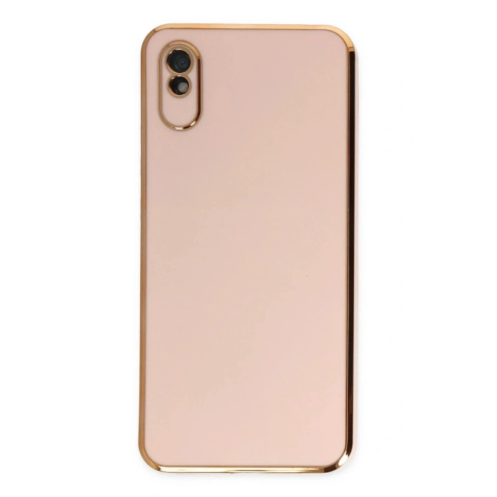 Mey İthalat®   Redmi 9A Kılıf Volet Silikon - Pembe