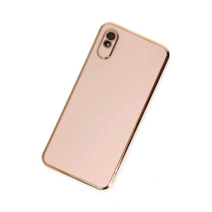 Mey İthalat®   Redmi 9A Kılıf Volet Silikon - Pembe