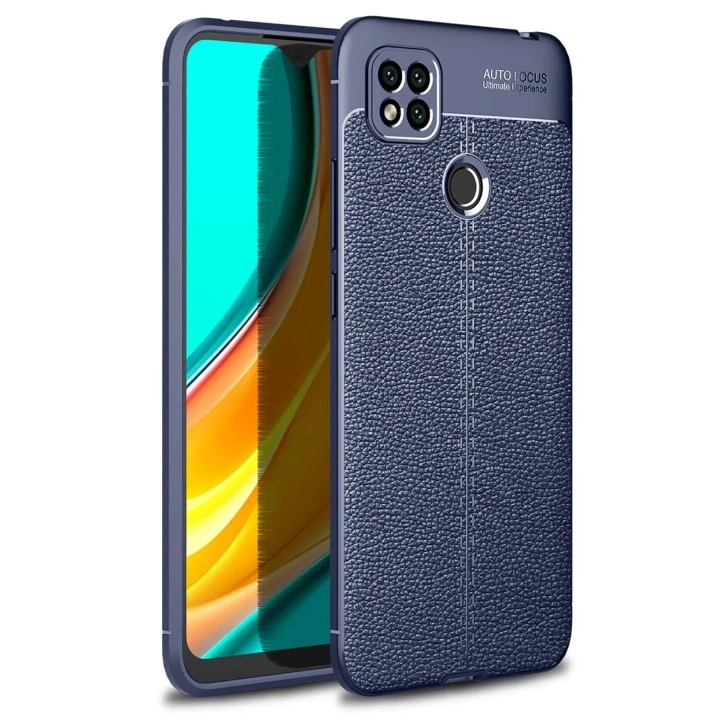 Mey İthalat®   Redmi 9C Kılıf Auto Focus Kapak - Lacivert