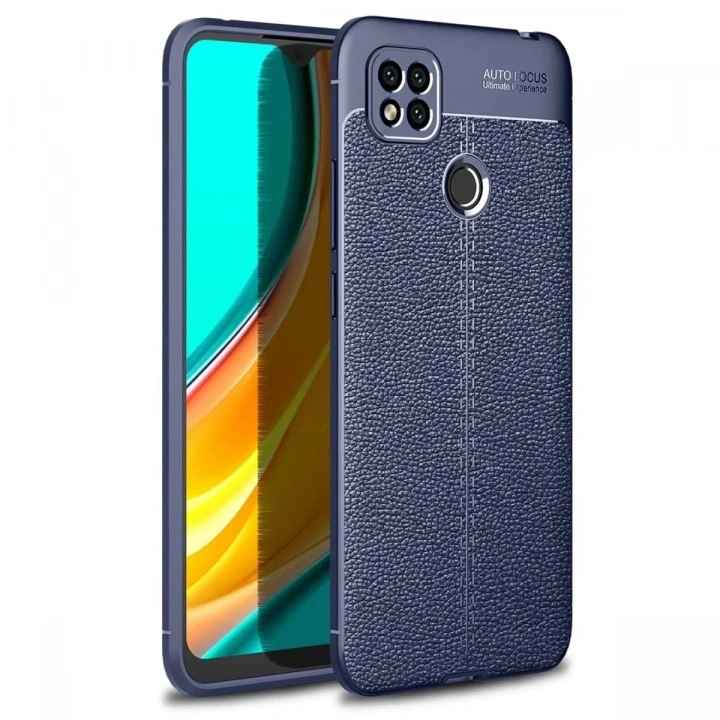 Mey İthalat®   Redmi 9C Kılıf Auto Focus Kapak - Lacivert
