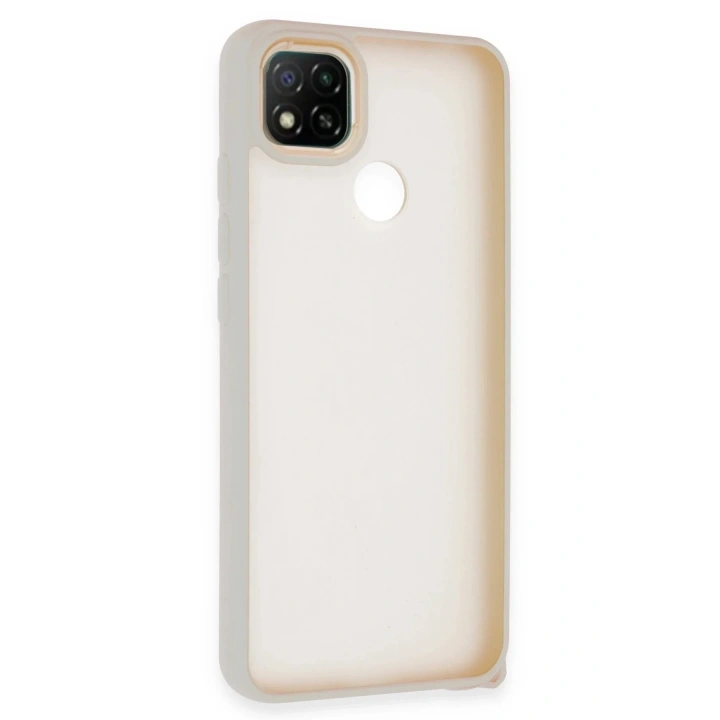 Mey İthalat®   Redmi 9C Kılıf Elegant Kapak - Pudra